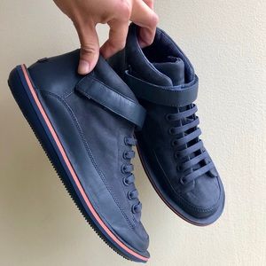 Camper Ankle Boots – “Beetle” Leather Sneaker Boot